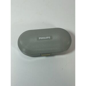 PHILIPS HearLink 9030 Clamshell Hard Case & Cleaning Tool Only No Hearing Aids *
